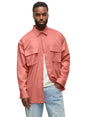 Image for Men's Plain Dress Shirt,Coral