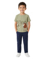 Image for Kids Boy's Printed Top,Dusty Green