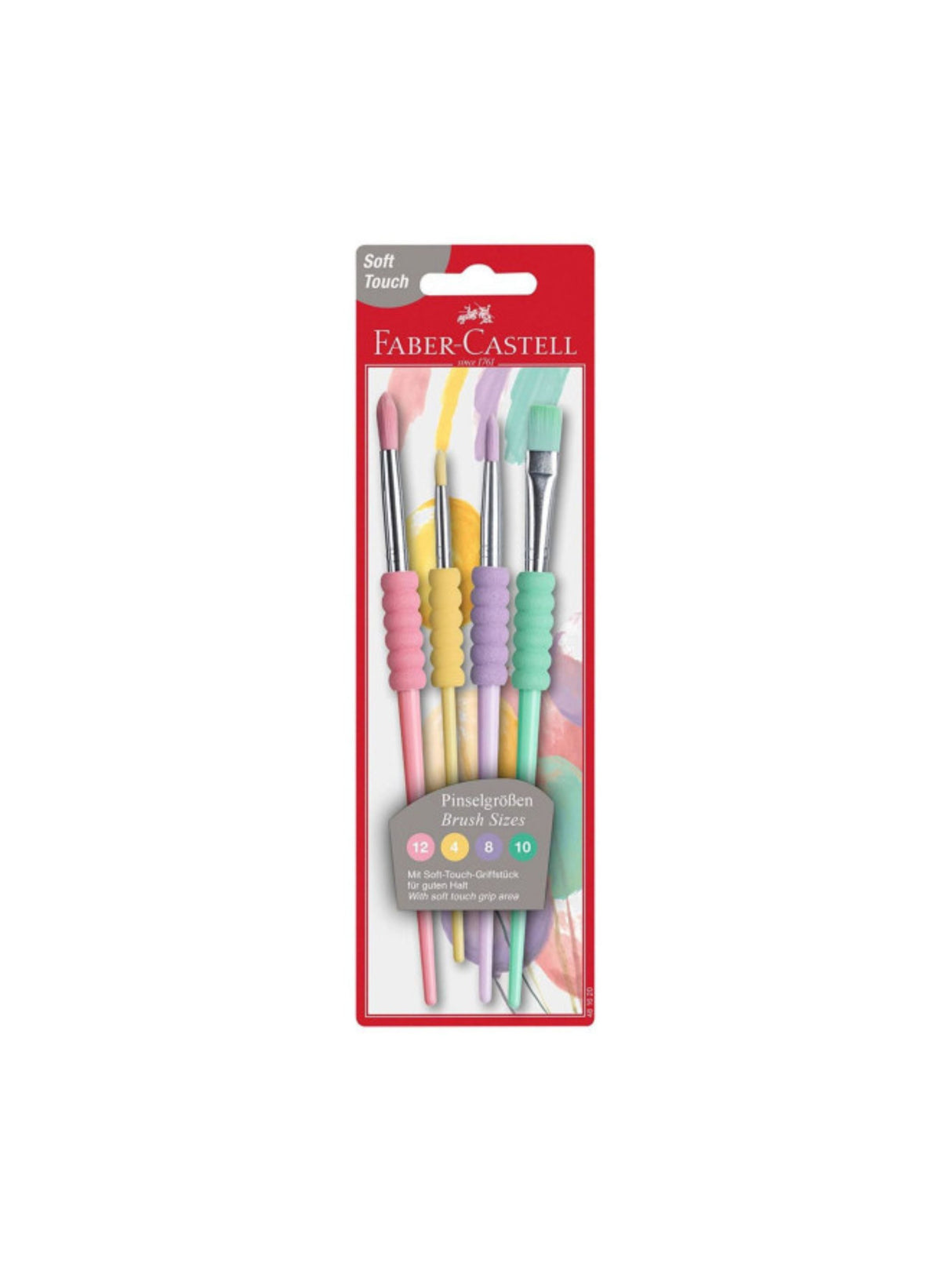 Image for Pastel Brush Assorted Soft Touch
