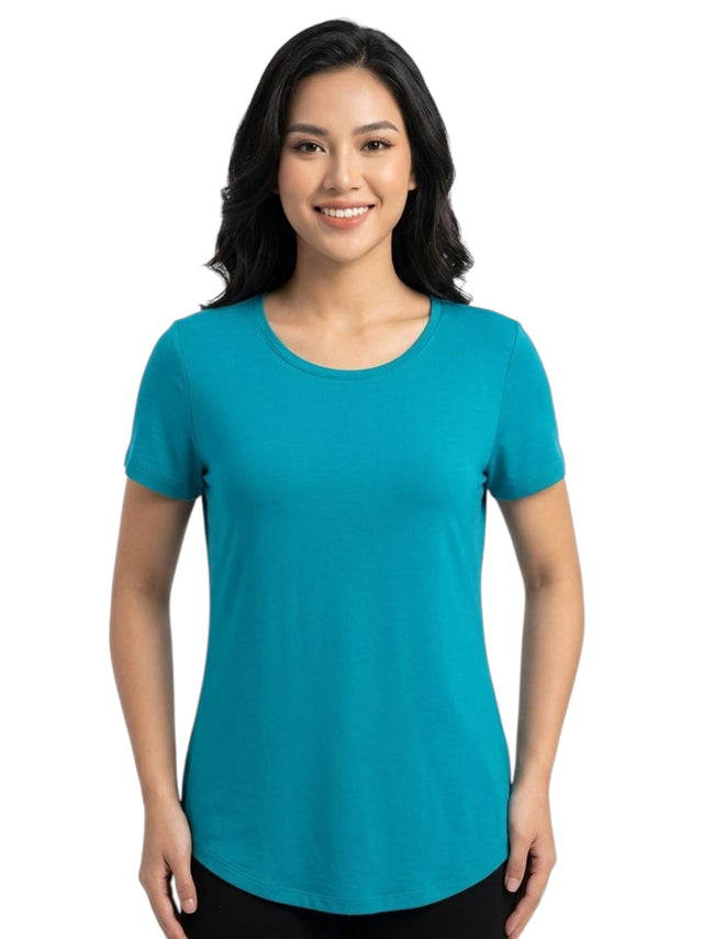 Image for Women's Plain Top,Dark Aqua