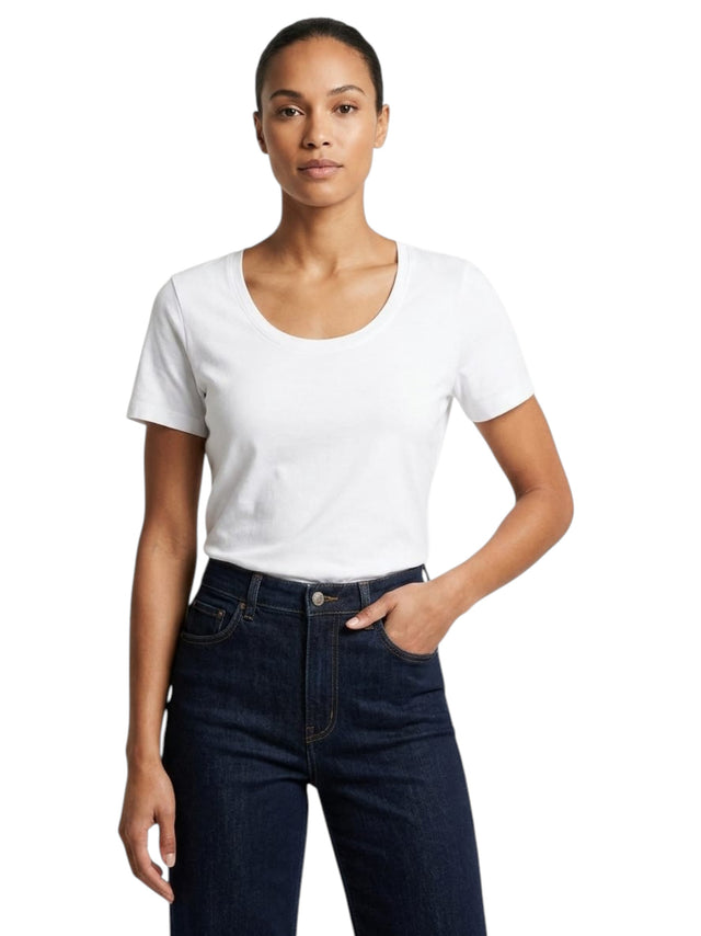 Image for Women's Plain Top,White 