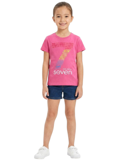 Image for Kids Girl's Printed Top,Pink