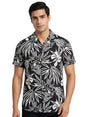 Image for Men's Printed Dress Shirt,Black