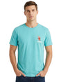 Image for Men's Printed Top,Blue