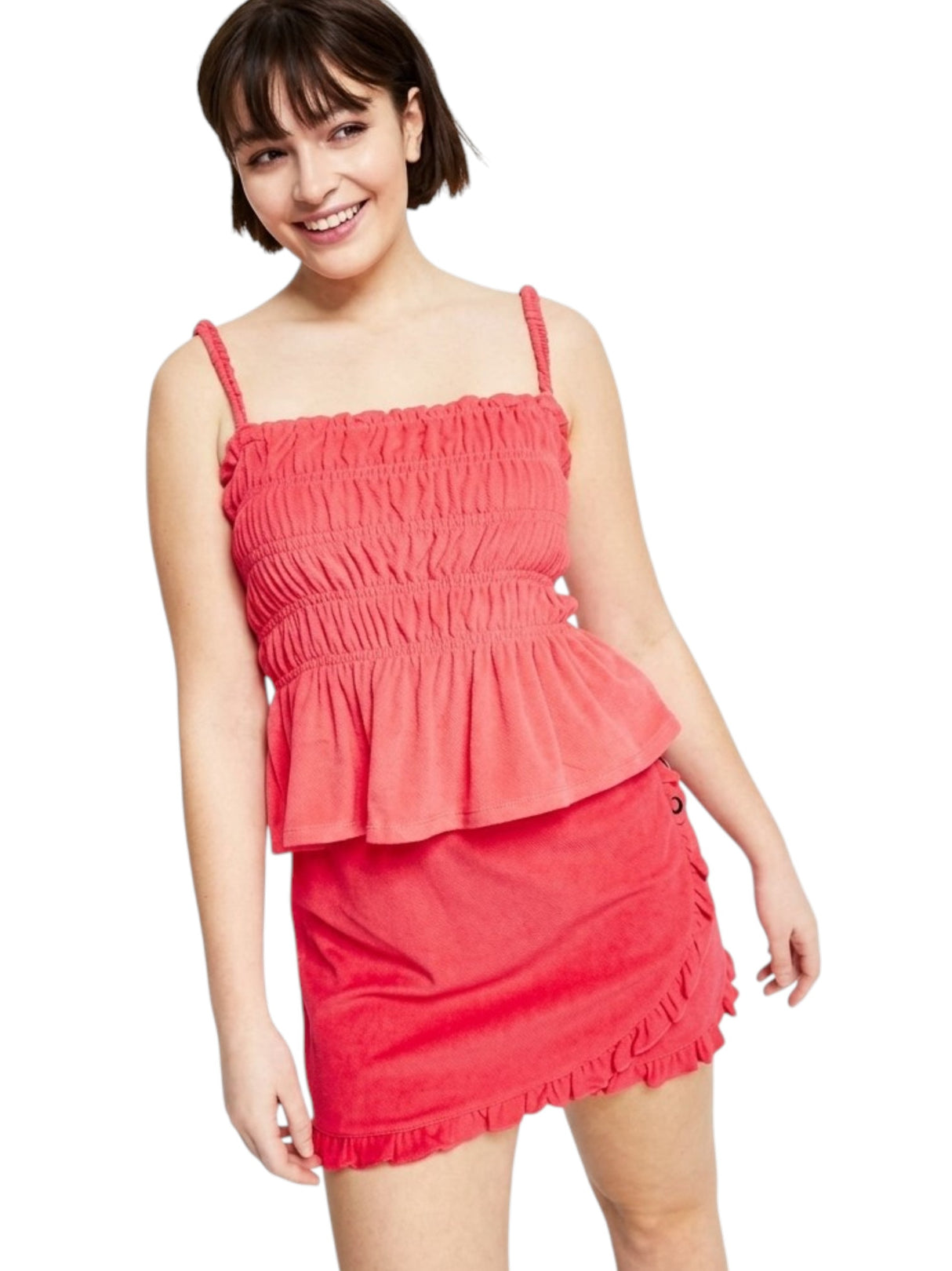 Image for Women's Textured Top,Coral