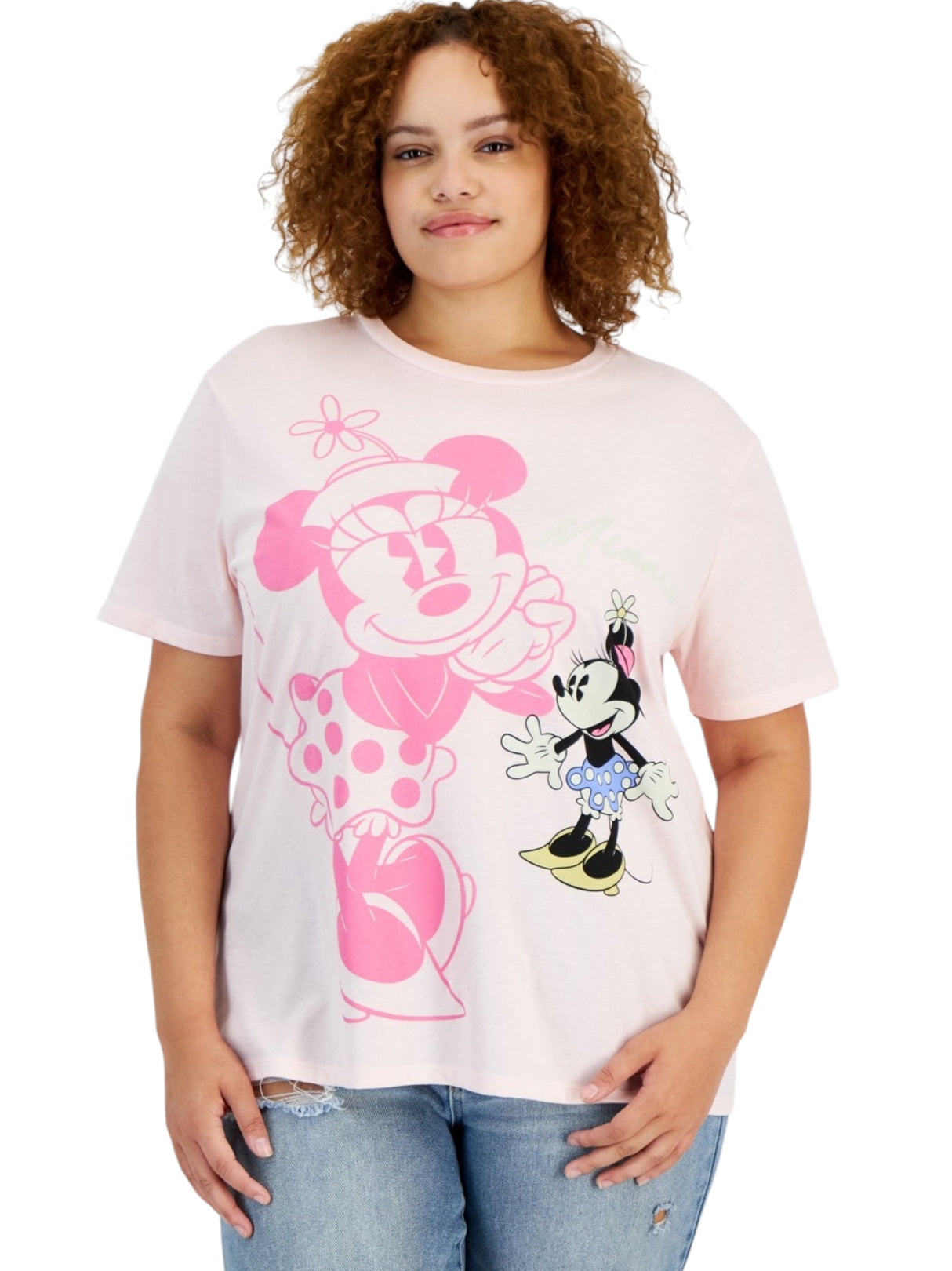 Image for Women's Printed Top,Light Pink