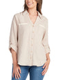 Image for Women's Textured Top,Beige