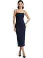 Image for Women's Striped Dress,Dark Navy