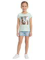 Image for Kids Girl's Sequined Top,Light Mint