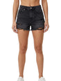 Image for Women's Ripped Jeans Short,Black