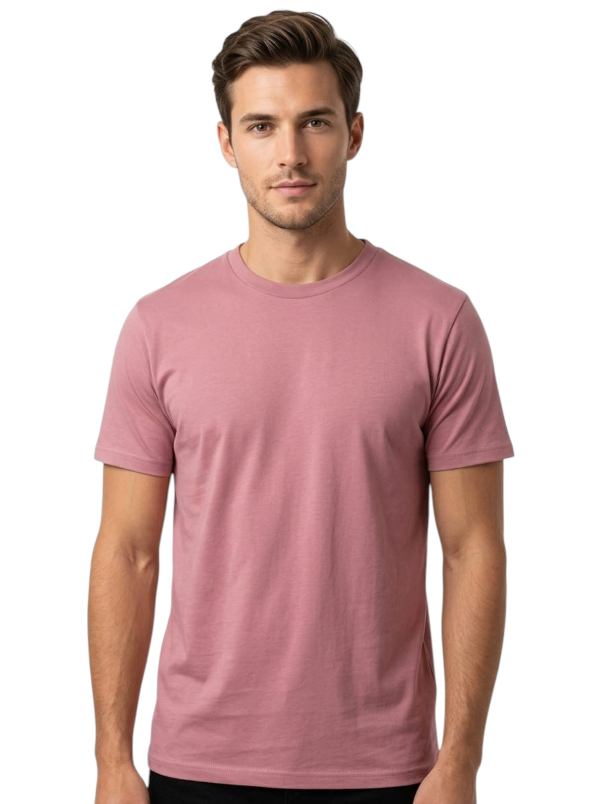 Image for Men's Plain Top,Dusty Pink