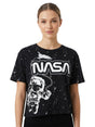 Image for Women's Printed Top,Black