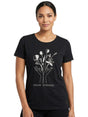 Image for Women's Embroidered Beads Details Top,Black