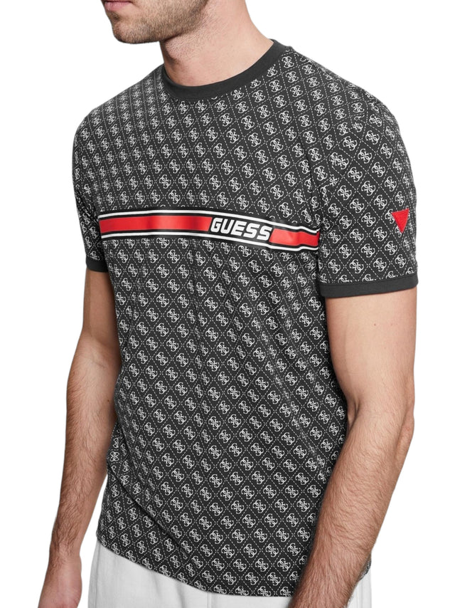 Image for Men's Printed Top,Black