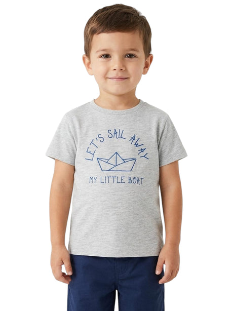 Image for Kids Boy's Printed Top,Grey