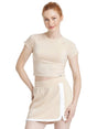 Image for Women's Plain Solid Top,Beige