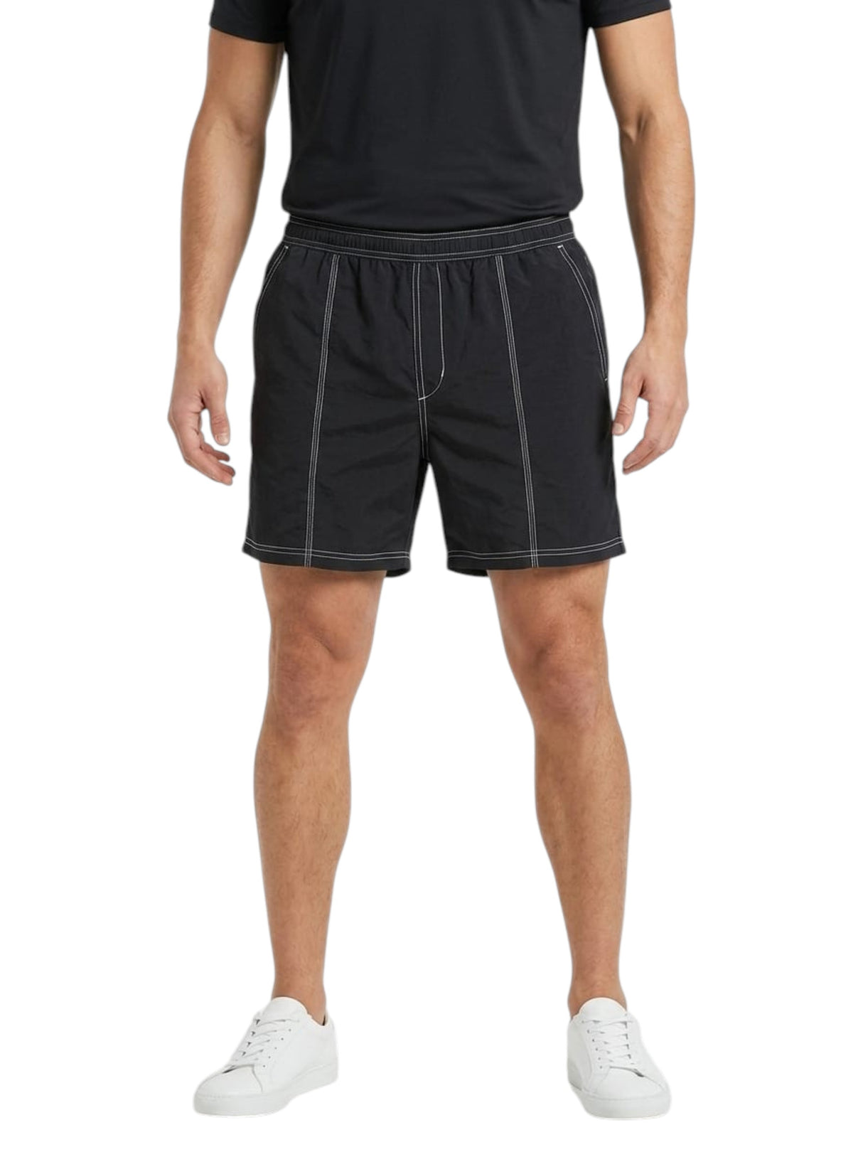 Image for Men's Plain Solid Short,Black