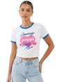 Image for Women's Printed Top,White