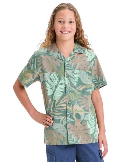 Image for Kids Boy's Printed Dress Shirt,Multi