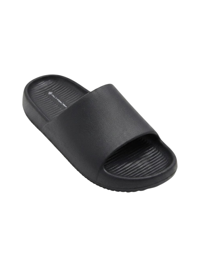 Image for Men's Plain Slipper,Black