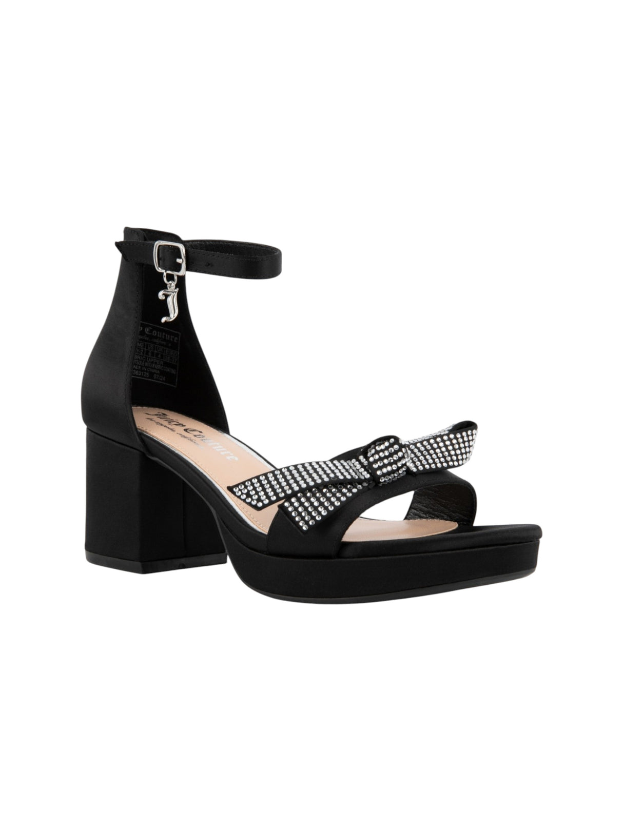 Image for Women's Rhinestones Heeled Shoes,Black