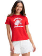 Image for Women's Printed Top,Red
