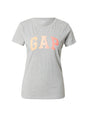 Image for Women's Brand Logo Printed Top,Grey