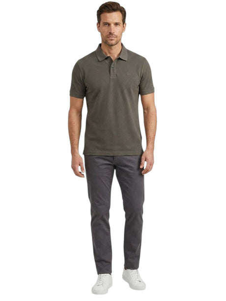 Image for Men's Textured Top,Dark Grey