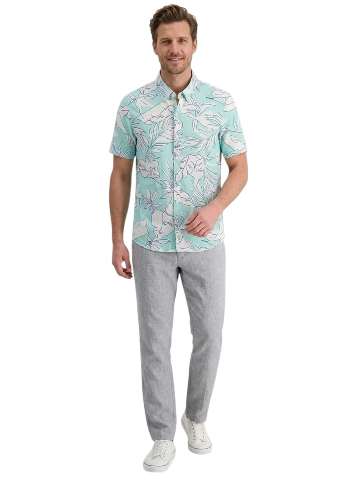 Image for Men's Printed Dress Shirt,Multi