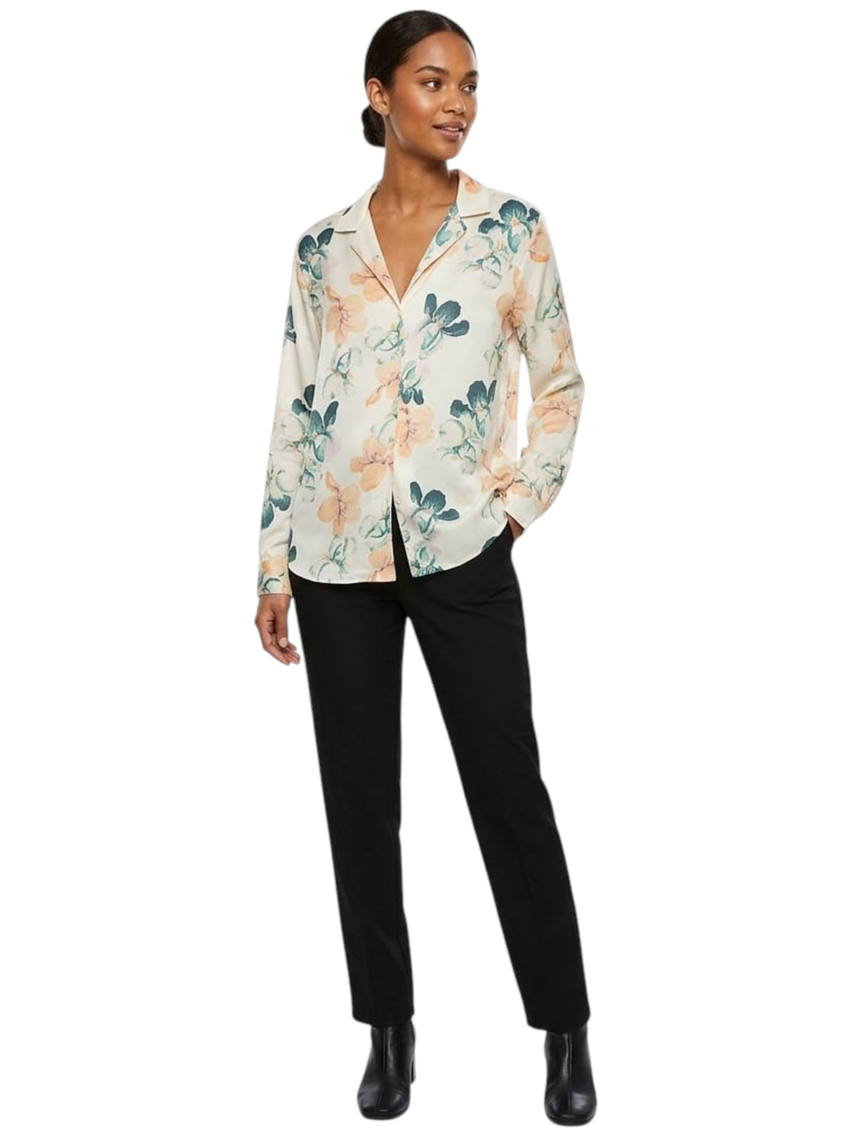 Image for Women's Floral Printed Chemise,Multi