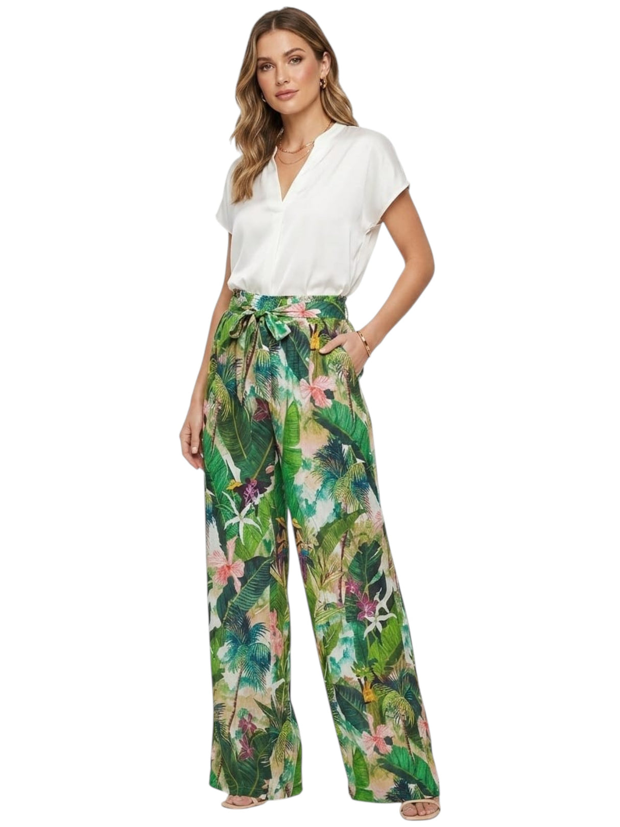 Image for Women's Printed Pant,Multi