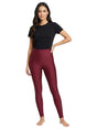 Image for Women's Plain Legging,Burgundy