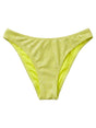 Image for Women's Plain Glitter Bikini Bottom,Yellow Green
