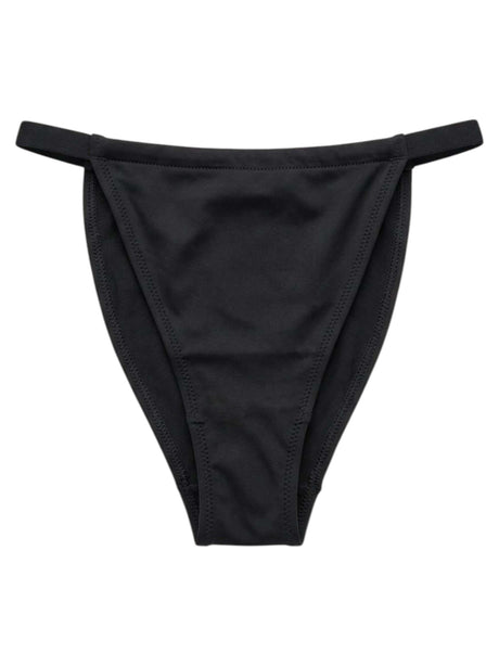 Image for Women's Plain Solid Bikini Bottom,Black