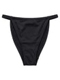 Image for Women's Plain Solid Bikini Bottom,Black