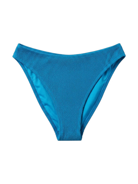 Image for Women's Textured Bikini Bottom,Blue