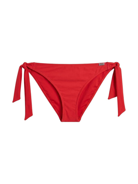 Image for Women's Plain Solid Bikini Bottom,Red