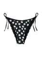 Image for Women's Floral Printed Bikini Bottom,Black