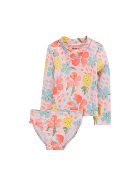 Image for Kids Girl Floral Printed 2 Pieces Swimwear Set,Multi