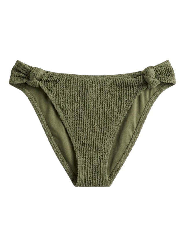 Image for Women's Textured Bikini Bottom,Dark Olive