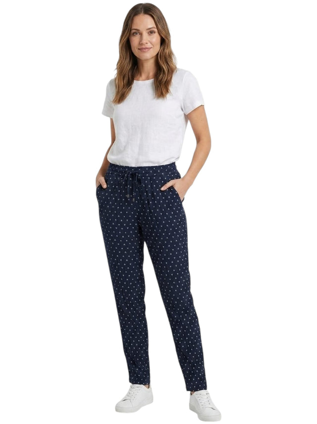 Image for Women's Printed Pant,Navy