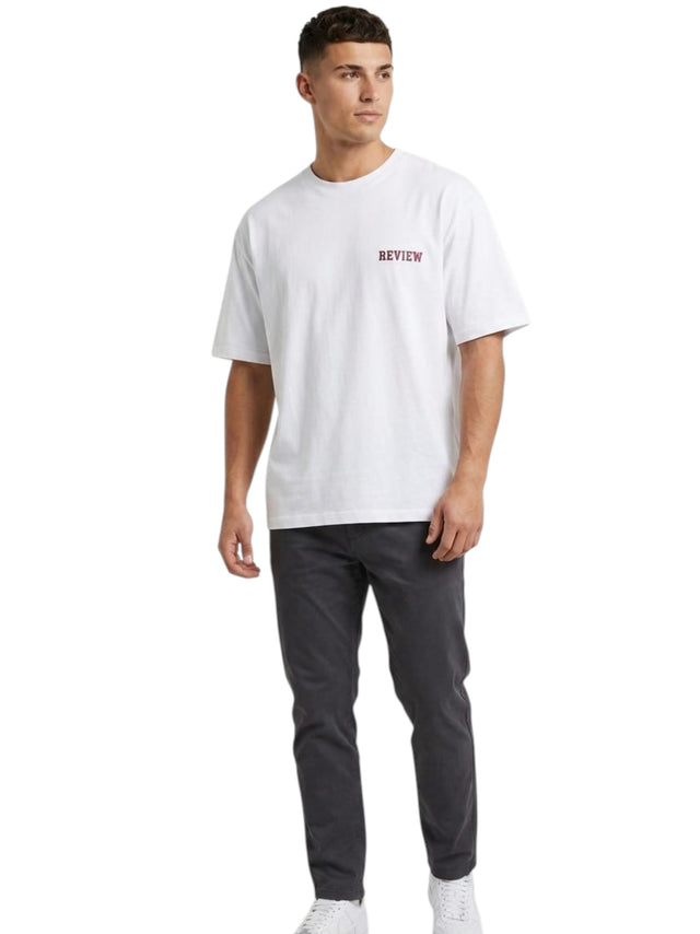 Image for Men's Brand Logo Printed Top,White