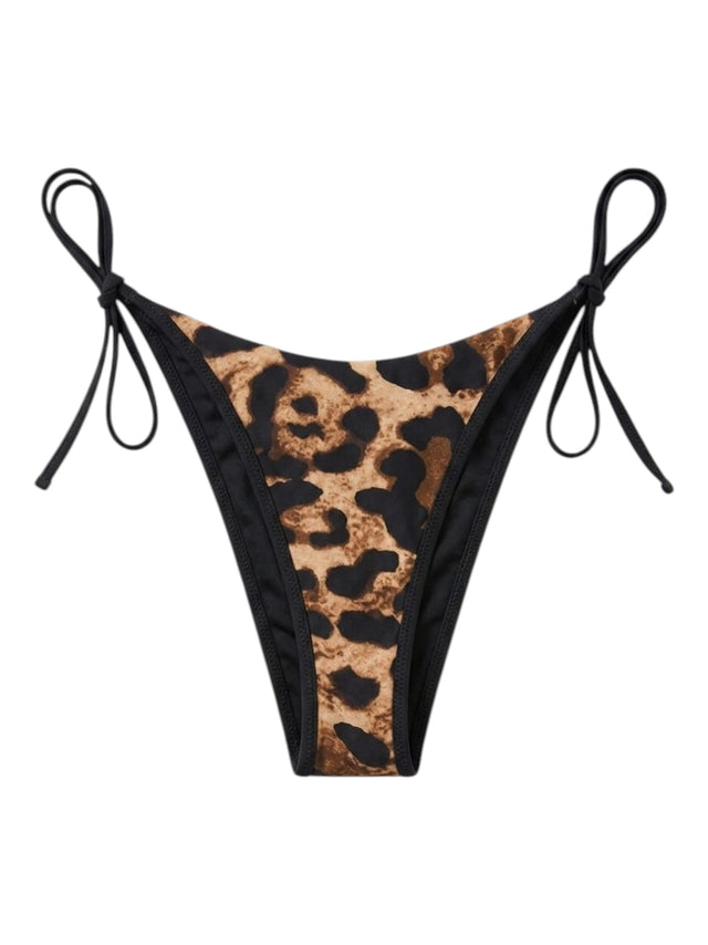 Image for Women's Printed Bikini Bottom,Tiger