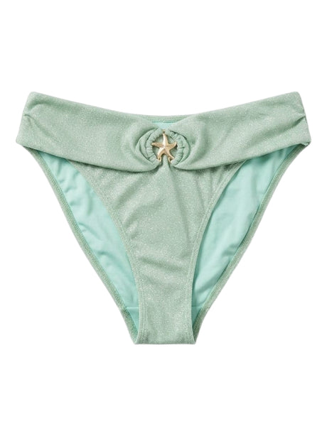 Image for Women's Plain Glitter Bikini Bottom,Mint Green