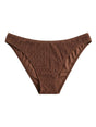 Image for Women's Textured Bikini Bottom,Brown