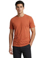 Image for Men's Plain Solid Top,Dark Orange