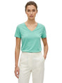 Image for Women's Plain Solid Top,Mint Green