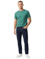 Image for Men's Plain Solid Top,Dark Green