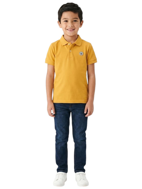 Image for Kids Boy's Plain Solid Top,Mustard Yellow