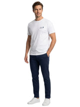 Image for Men's Printed Back Top,White